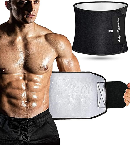 Waist Trimmer for Women & Mens, Waist Trainer Sweat Belt plus Size, Upgraded