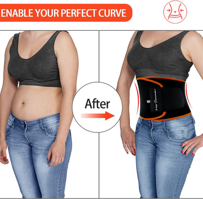 Waist Trimmer for Women & Mens, Waist Trainer Sweat Belt plus Size, Upgraded